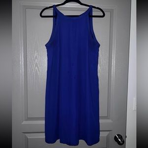 Worthington Tie Back High Neck Dress